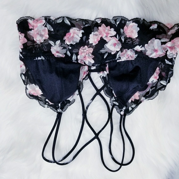 NEW PINK Victoria's Secret lace bralette bra SMALL - Picture 2 of 5